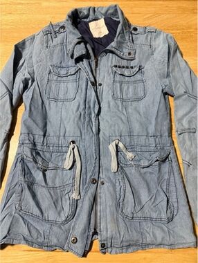 Sound & Matter Women’s Blue Utility Jacket Size M